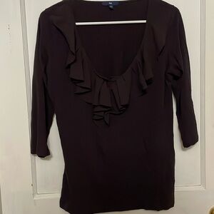Gap Dark Purple Blouse